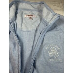Peter Millar Small Light Blue Full Zip 2017 US Open Erin Hills * Women's